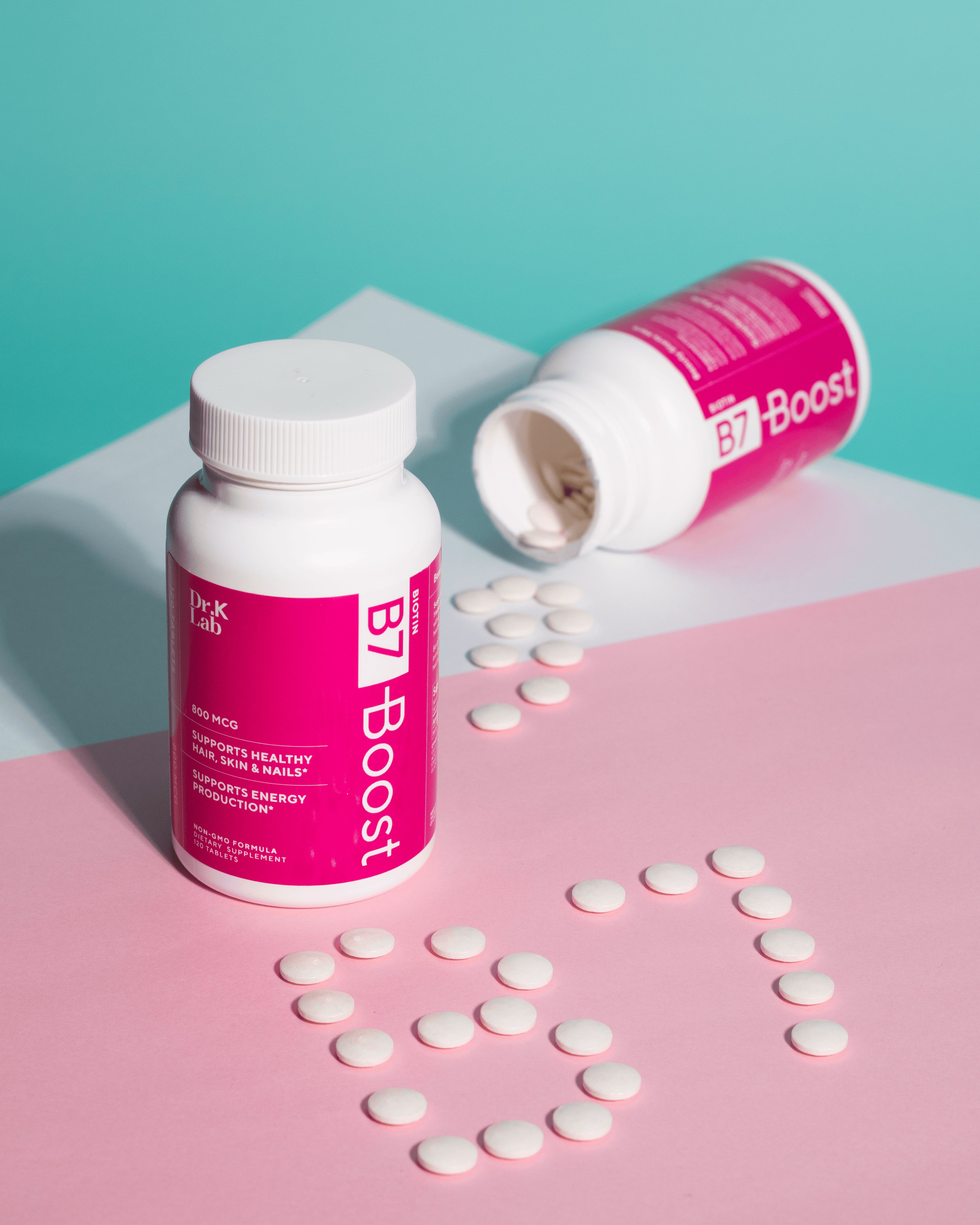 B7-Boost Biotin 800 mcg 120's | Hair, Skin & Nails