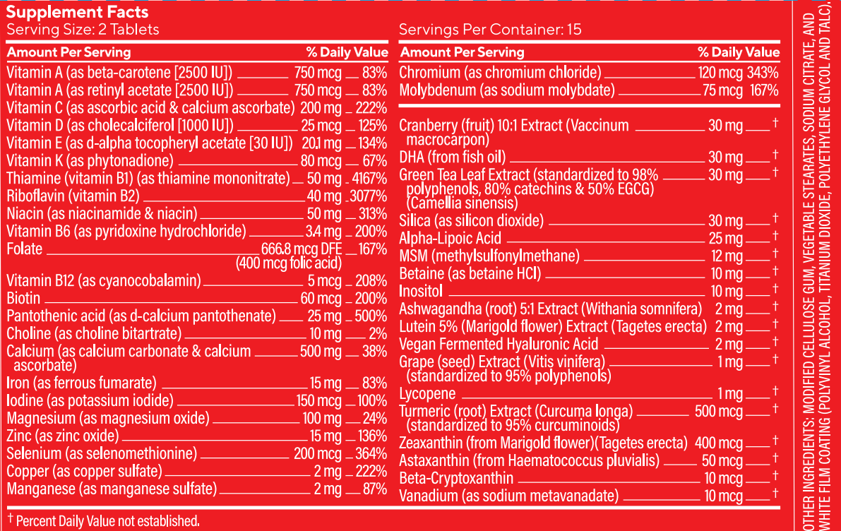 Multi Women 30's | Women's Multivitamin for Hormonal Balance