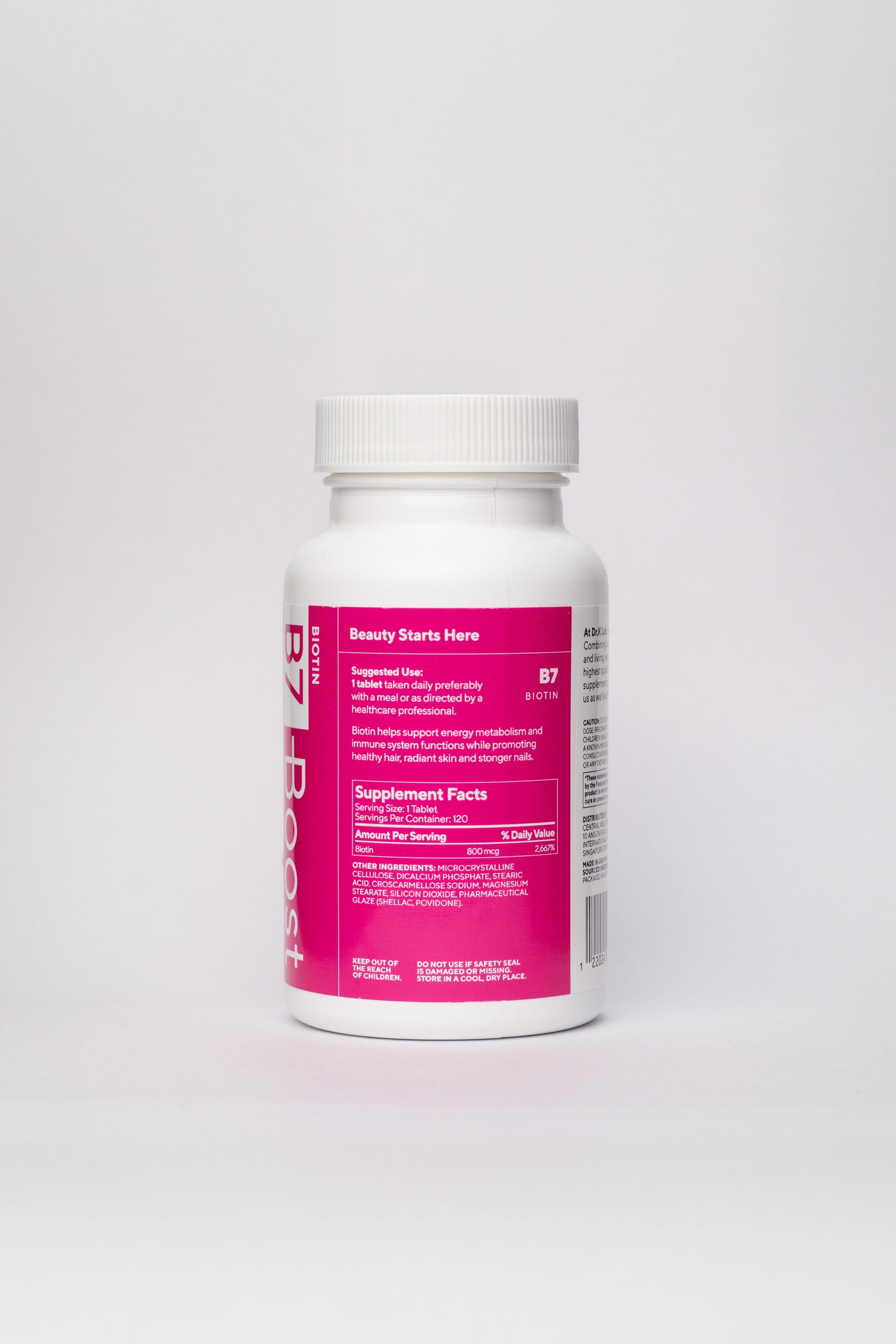 B7-Boost Biotin 800 mcg 120's | Hair, Skin & Nails