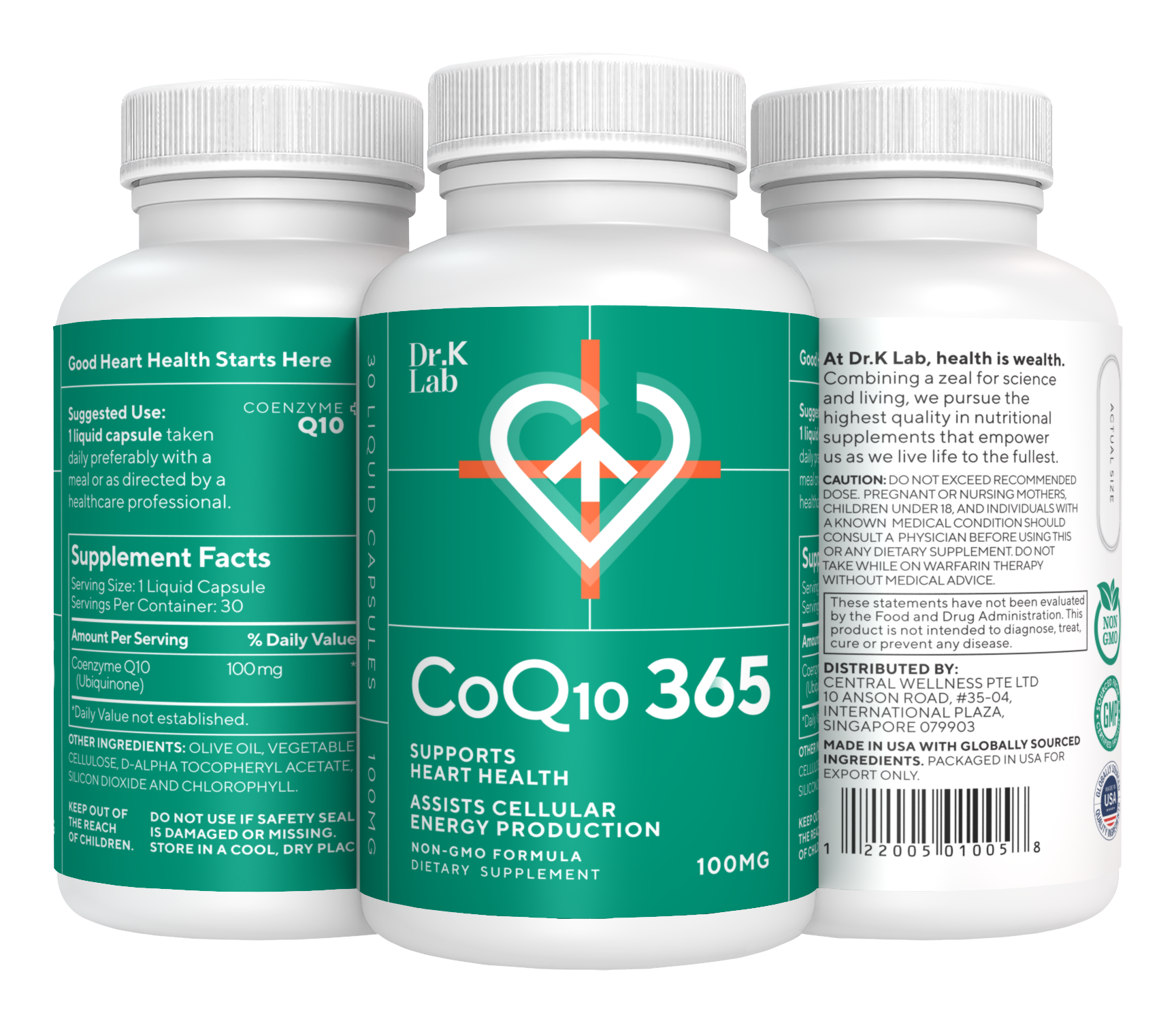 CoQ10 365 Coenzyme Q10 100 mg 30's | Endurance & Heart Health