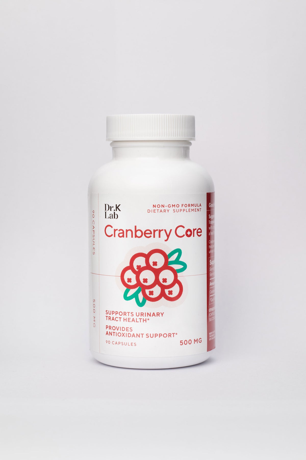 Cranberry Core 500 mg 90's Urinary Health & Antioxidant Support Dr