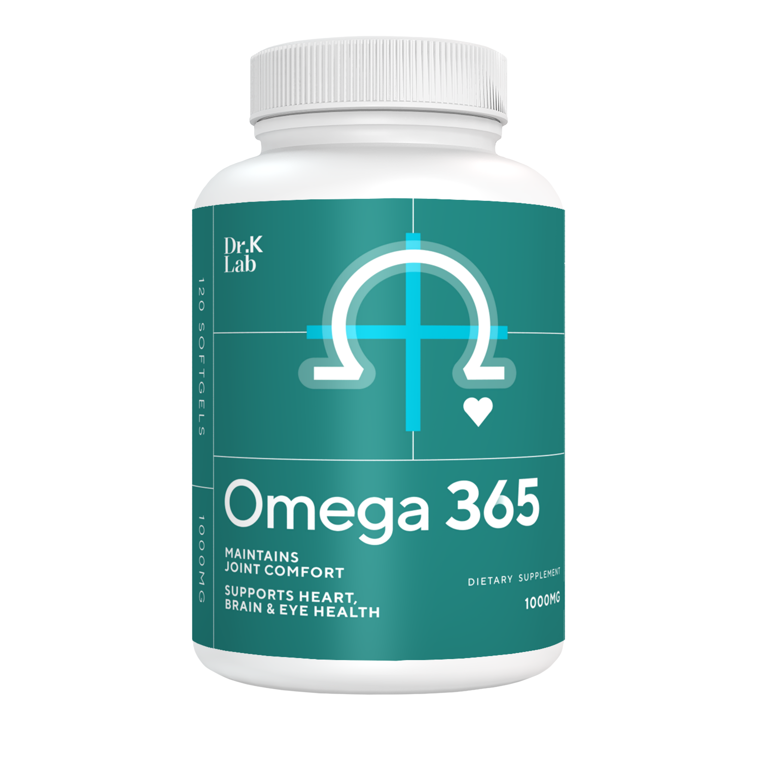 Omega 365 Fish Oil 1000 mg 120's | Heart, Brain & Eye Health