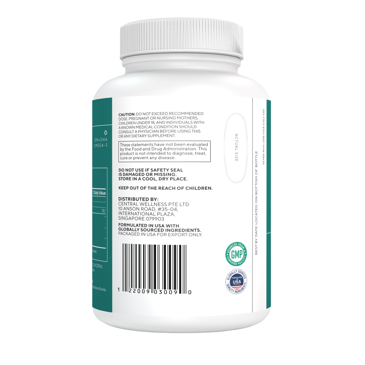 Omega 365 Fish Oil 1000 mg 120's | Heart, Brain & Eye Health